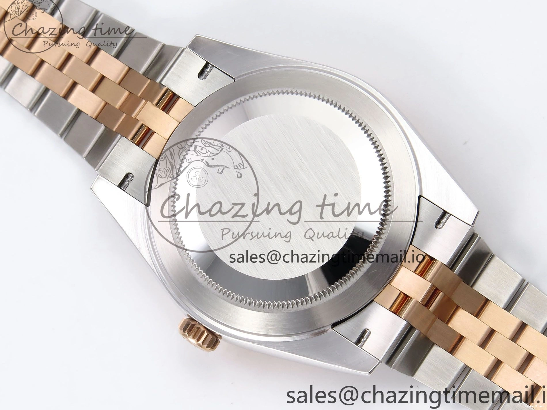 0214 DateJust 41 126331 ARF 1:1 Best Edition 904L Steel Gray Dial Green Roman Marker on SS RG Jubilee Bracelet SH3235（Gain Weight） FastDry 1103